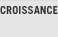 Croissance