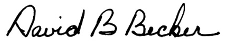 david becker signature