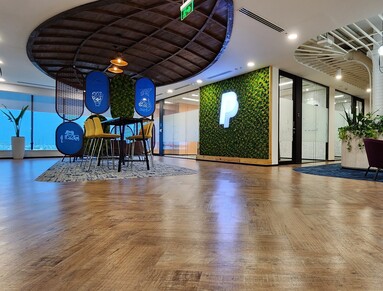 Image of the outside of a PayPal office
