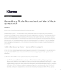 Klarna Group plc clarifies mechanics of March 9 lock-up expiration