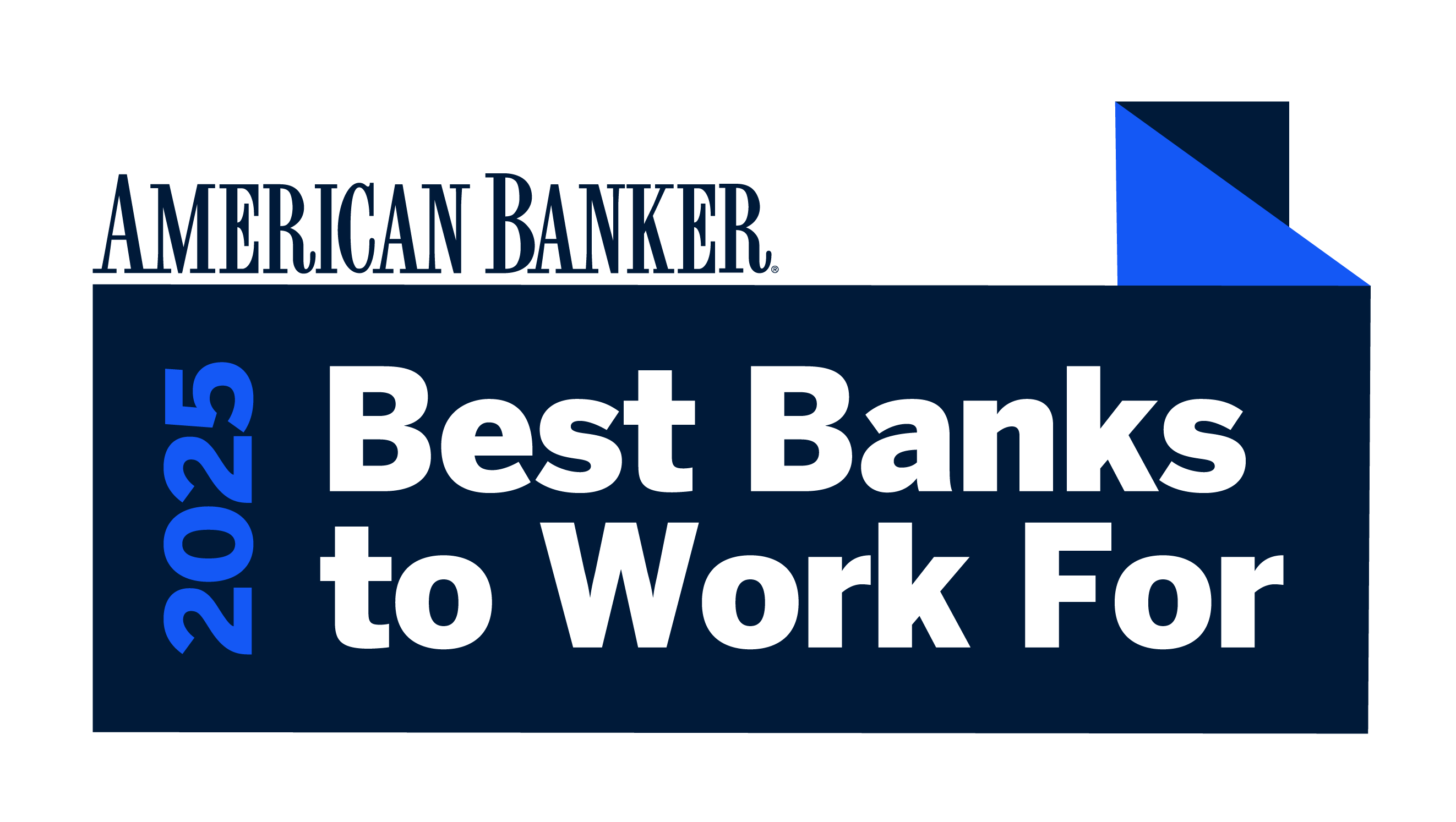 Best Bank to Work For 2025 Award